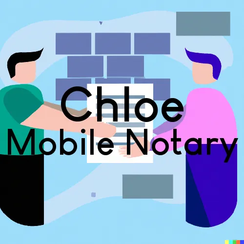 Traveling Notary in Chloe, WV