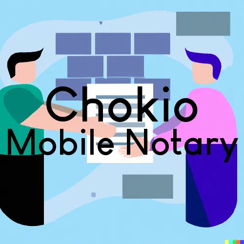 Traveling Notary in Chokio, MN