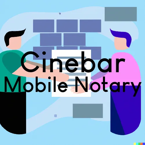 Traveling Notary in Cinebar, WA