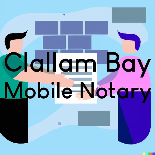 Traveling Notary in Clallam Bay, WA