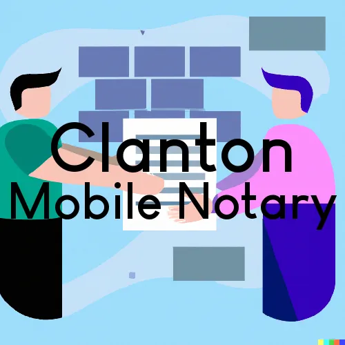 Clanton, AL Mobile Notary and Traveling Signing Services 