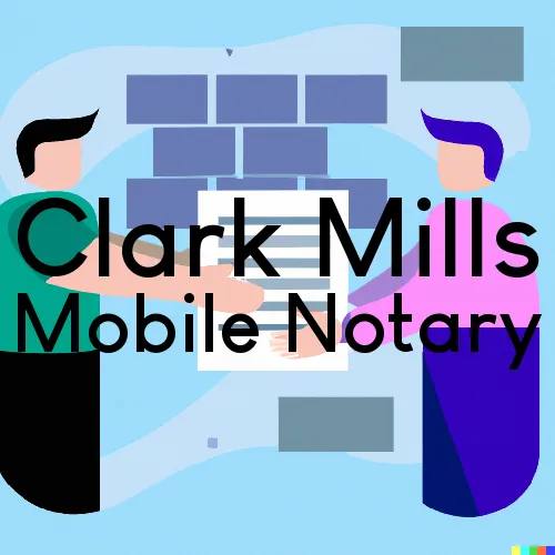 Clark Mills, NY Mobile Notary and Signing Agent, “Happy's Signing Services“ 