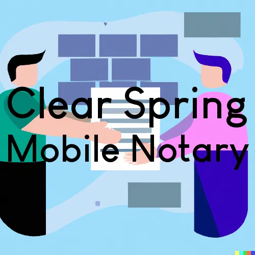 Clear Spring, MD Mobile Notary and Traveling Signing Services 