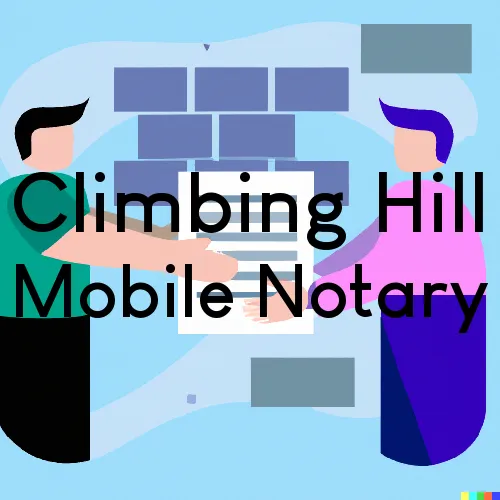 Climbing Hill, IA Traveling Notary Services