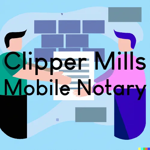 Traveling Notary in Clipper Mills, CA