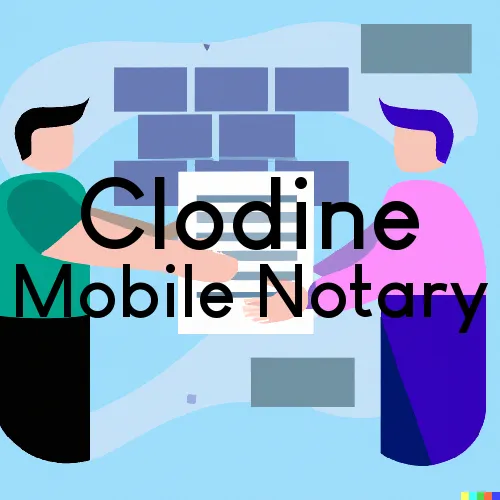 Clodine, Texas Traveling Notaries