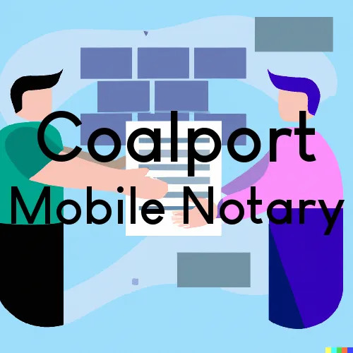 Coalport, PA Mobile Notary and Signing Agent, “Munford Smith & Son Notary“ 