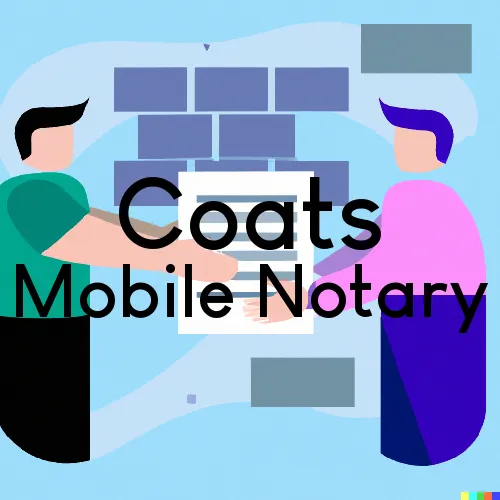 Traveling Notary in Coats, KS
