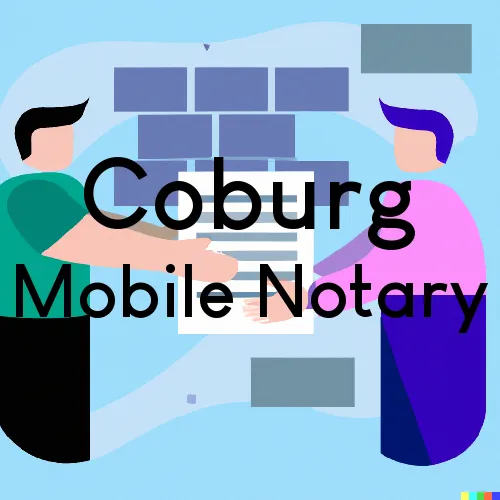 Coburg, OR Traveling Notary, “Munford Smith & Son Notary“ 