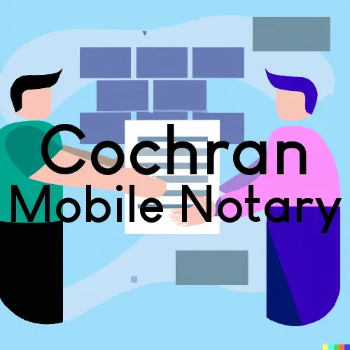 Traveling Notary in Cochran, GA