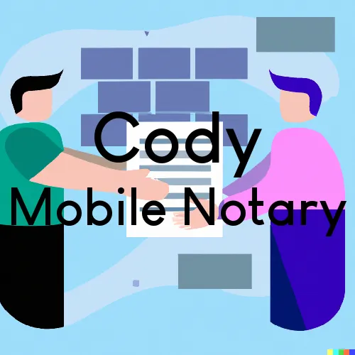 Cody, NE Mobile Notary and Signing Agent, “Happy's Signing Services“ 