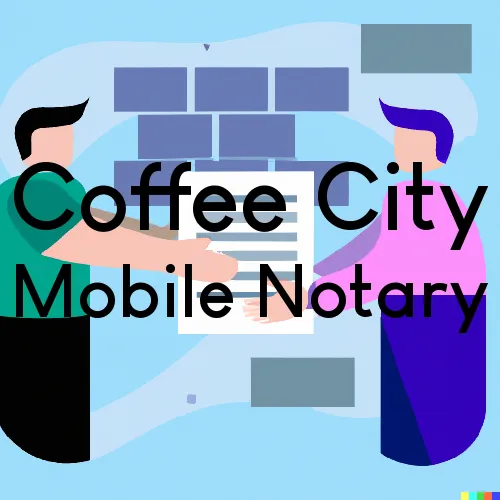 Coffee City, TX Traveling Notary Services