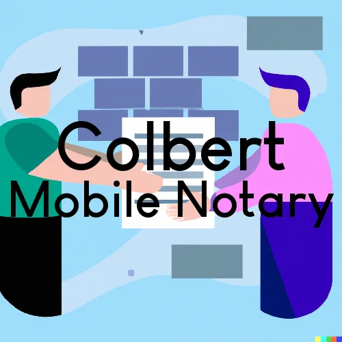 Colbert, GA Mobile Notary Signing Agents in zip code area 30628