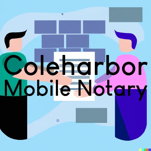 Coleharbor, ND Traveling Notary Services