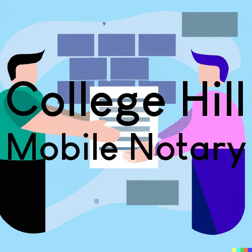 Traveling Notary in College Hill, OH