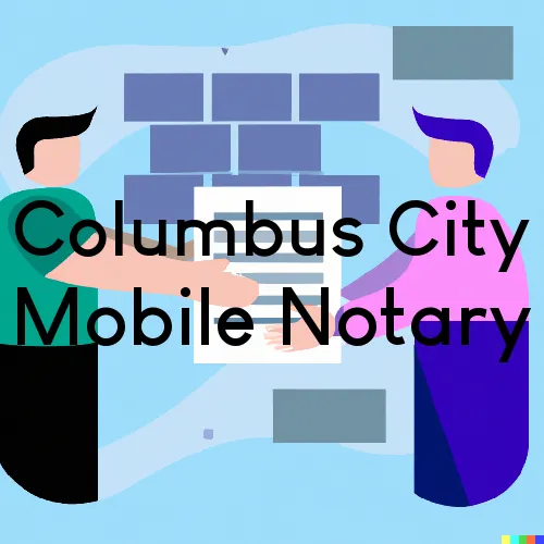 Traveling Notary in Columbus City, IA