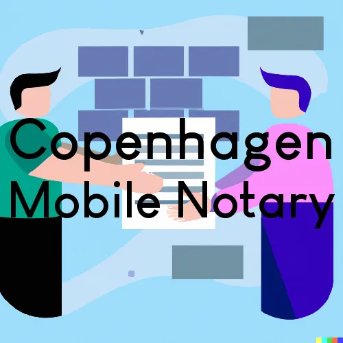 Traveling Notary in Copenhagen, NY