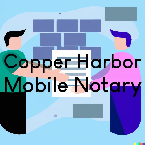 Copper Harbor, MI Mobile Notary and Signing Agent, “U.S. LSS“ 