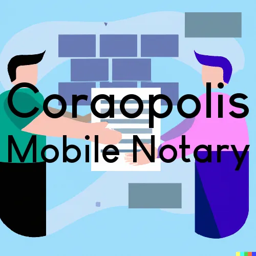 Coraopolis, PA Mobile Notary and Traveling Signing Services 