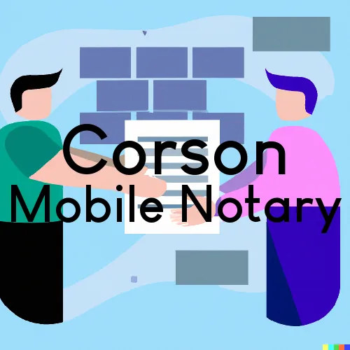 Corson, SD Traveling Notary, “Best Services“ 