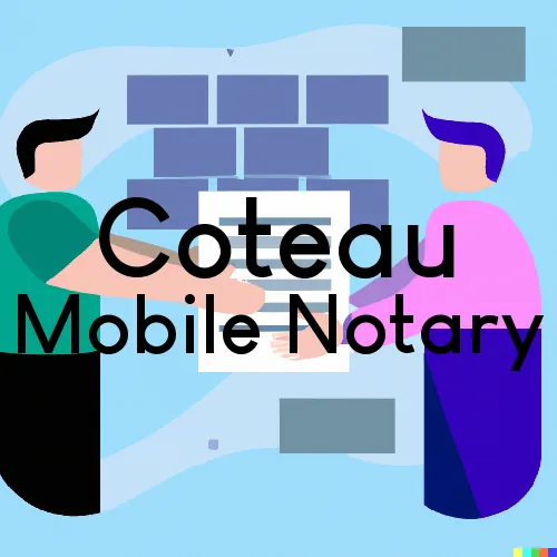 Coteau, North Dakota Traveling Notaries