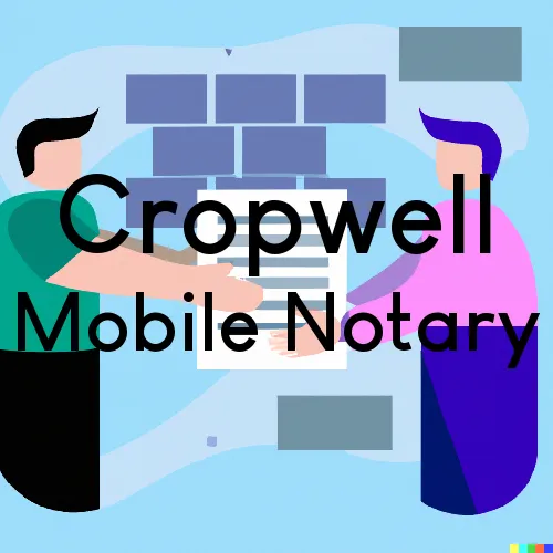 Traveling Notary in Cropwell, AL