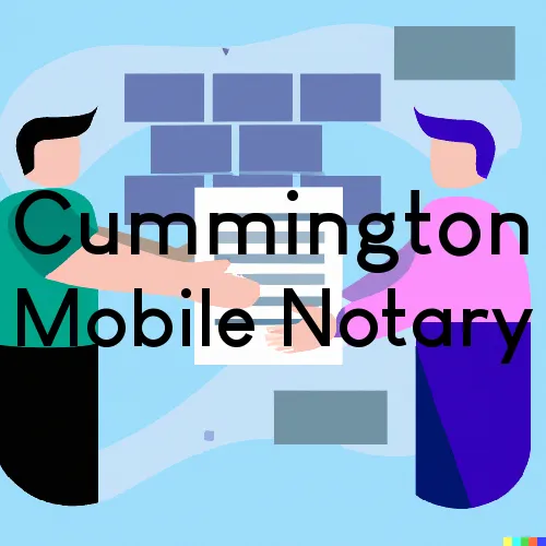 Cummington, MA Mobile Notary and Traveling Signing Services 