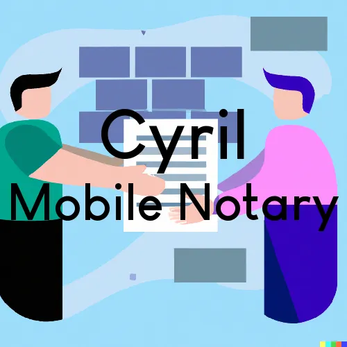 Cyril, OK Traveling Notary Services