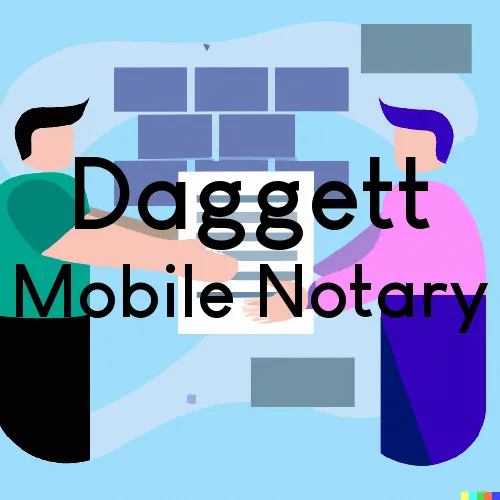 Traveling Notary in Daggett, MI
