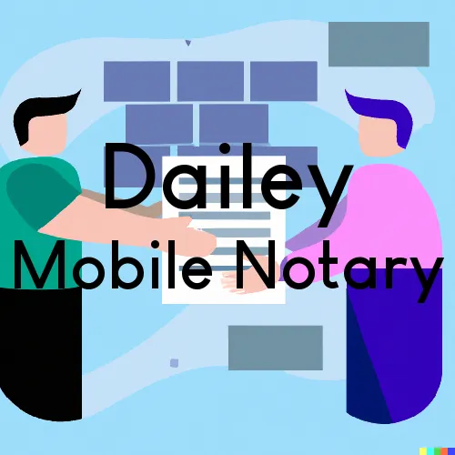 Traveling Notary in Dailey, WV