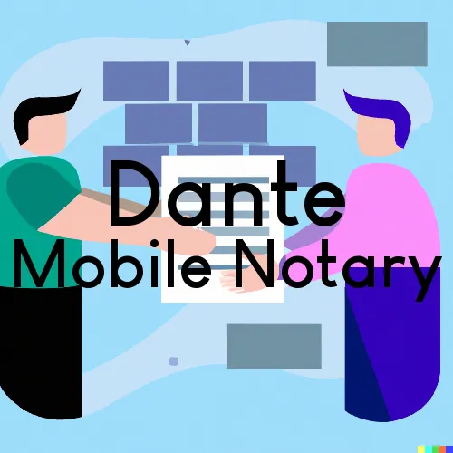 Dante, VA Mobile Notary Signing Agents in zip code area 24237