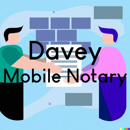 Davey, NE Mobile Notary Signing Agents in zip code area 68336
