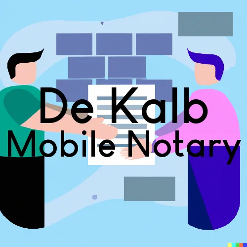 De Kalb, TX Mobile Notary Signing Agents in zip code area 75559