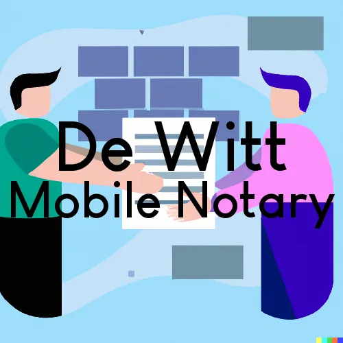 De Witt, NE Mobile Notary Signing Agents in zip code area 68341