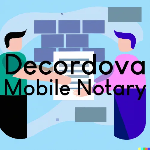 Decordova, TX Mobile Notary Signing Agents in zip code area 76049