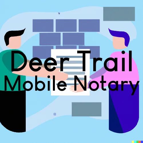 Deer Trail, CO Mobile Notary and Traveling Signing Services 