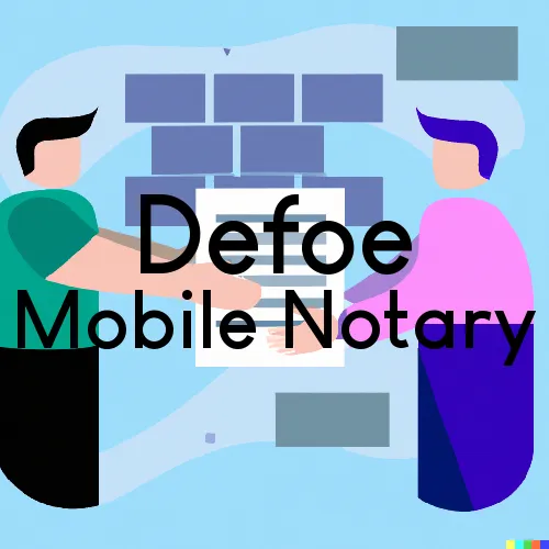 Traveling Notary in Defoe, KY
