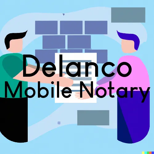 Delanco, NJ Mobile Notary Signing Agents in zip code area 08075