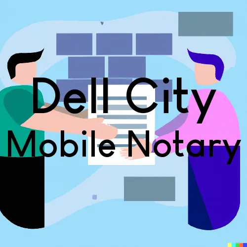Dell City, TX Mobile Notary and Traveling Signing Services 