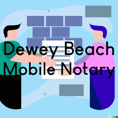 Dewey Beach, DE Mobile Notary Signing Agents in zip code area 19971