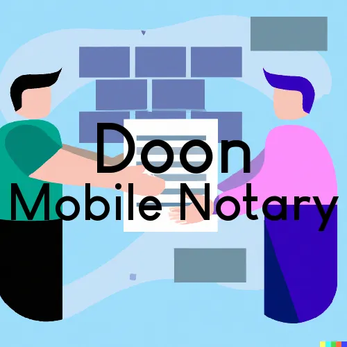 Doon, Iowa Traveling Notaries