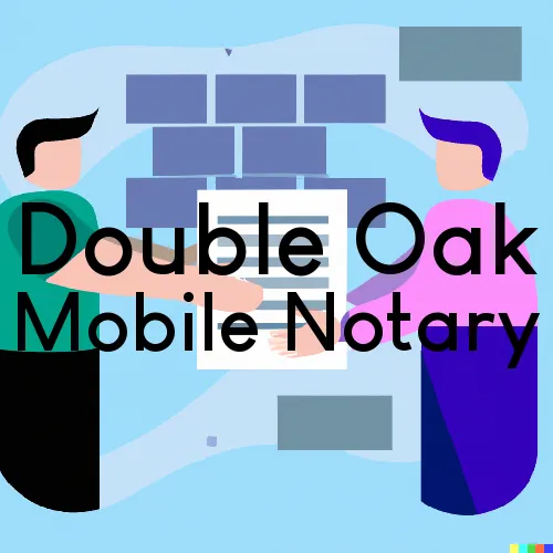 Traveling Notary in Double Oak, TX