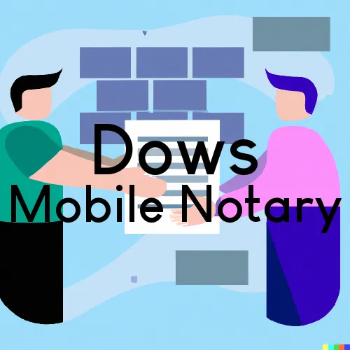 Dows, IA Mobile Notary and Signing Agent, “Happy's Signing Services“ 