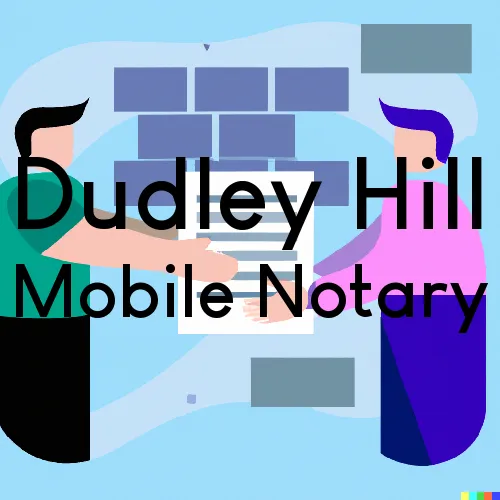 Dudley Hill, MA Traveling Notary, “Benny's On Time Notary“ 
