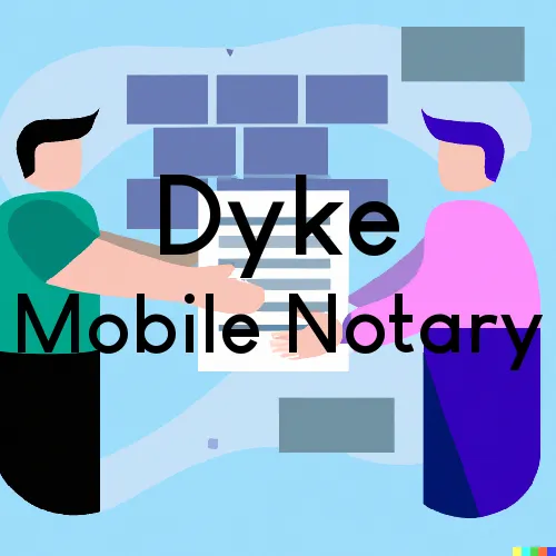 Dyke, VA Traveling Notary Services