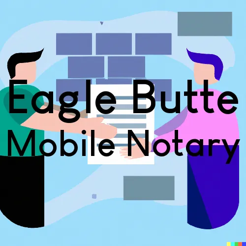 Eagle Butte, SD Mobile Notary Signing Agents in zip code area 57625