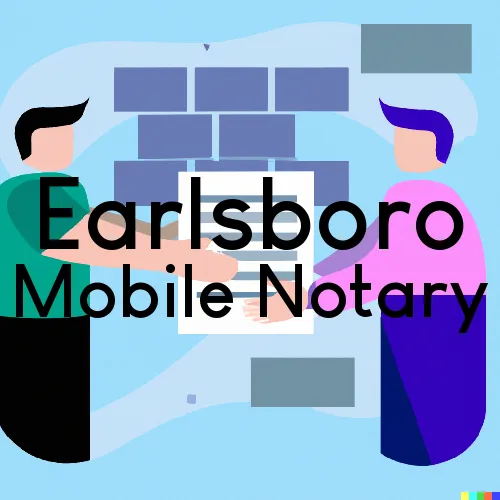 Earlsboro, OK Mobile Notary Signing Agents in zip code area 74840