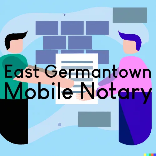 East Germantown, IN Traveling Notary, “U.S. LSS“ 
