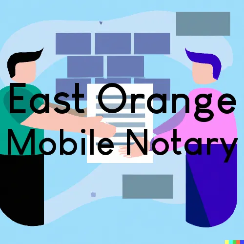 East Orange, NJ Mobile Notary Signing Agents in zip code area 07019