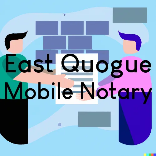 East Quogue, NY Traveling Notary, “Happy's Signing Services“ 